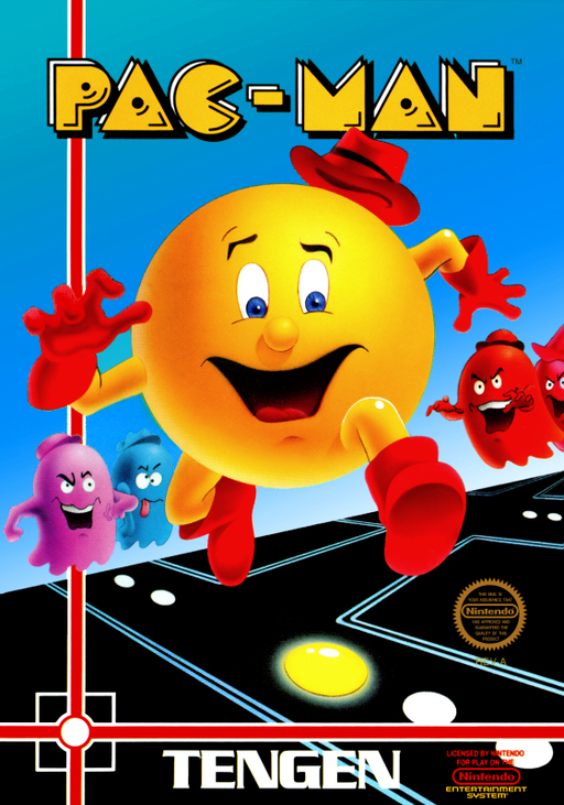 Pac-Man (USA) (Tengen) box art